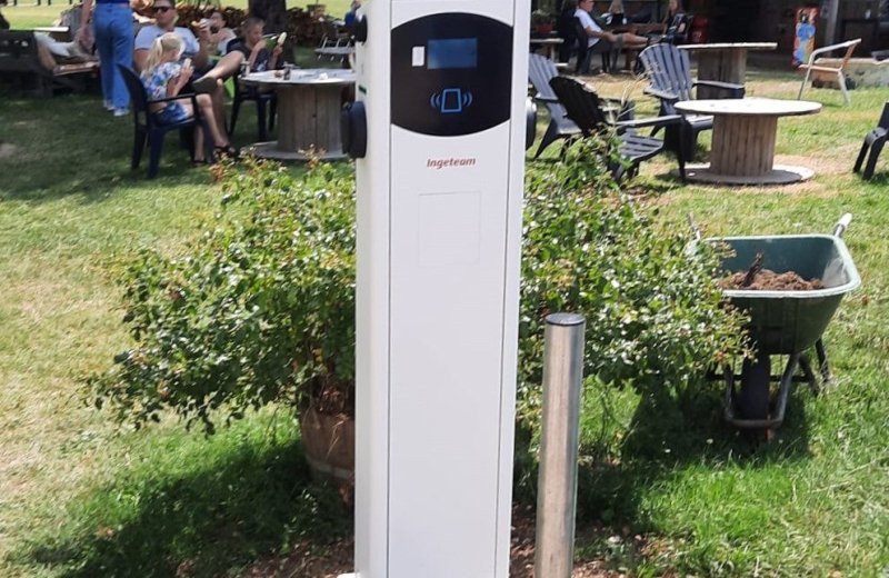 New charging station for electric car