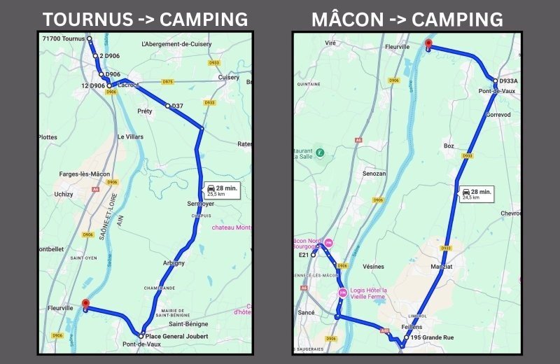 Important : Informations sur les restrictions du pont et les déviations